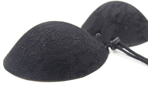 F1027 Front closure push up adhesive adjustable strapless bra