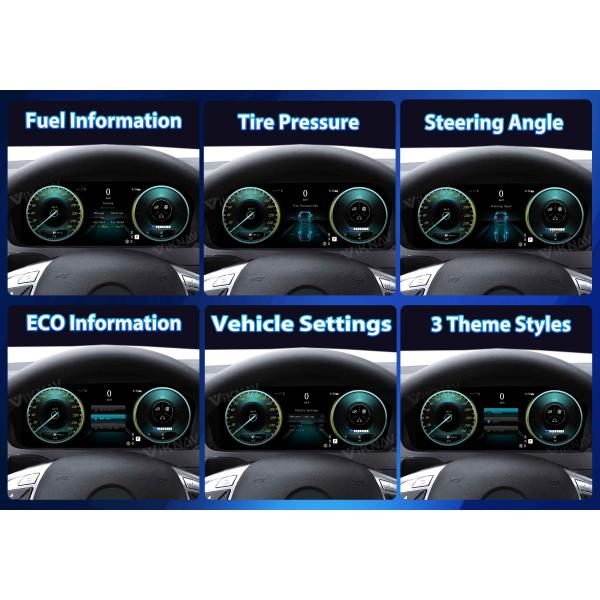 VIKNAV 12.3" Digital Speedometer for Mercedes Benz C-Class W204 2012-2014