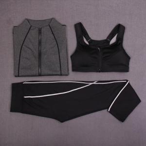 CPG Global High Quality Breathable 3 Pieces Sets Long Sleeves Gym Running