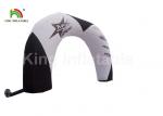 4.5mH PVC Tarpaulin White Inflatable Race Arch Entrance For Advertising