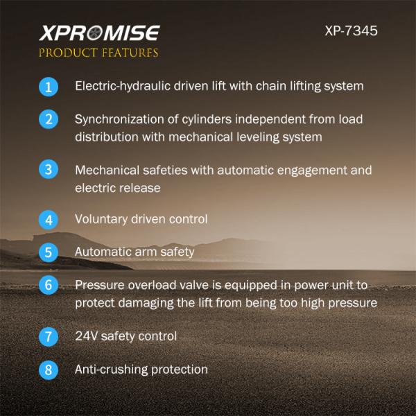 High Quality 4.5t Capacity Automobile Elevator Two Post Car Lift