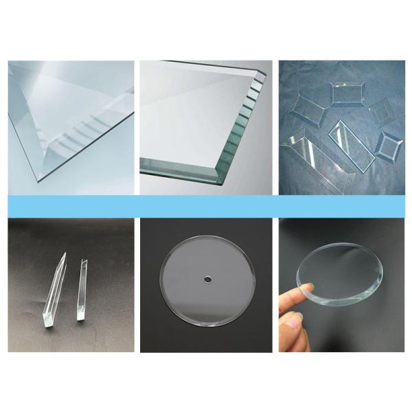 5MM Celtic Knot Beveled Glass Clusters Sandblasting For Windows Decoration Extraordinary