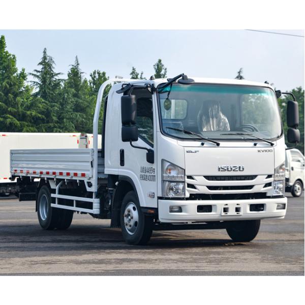 Customized Low Price 4X2 ISUZU KV100 Chassis Truck Van Trucks Cargo Van Truck With 3.84 Meter Cargo Boxes