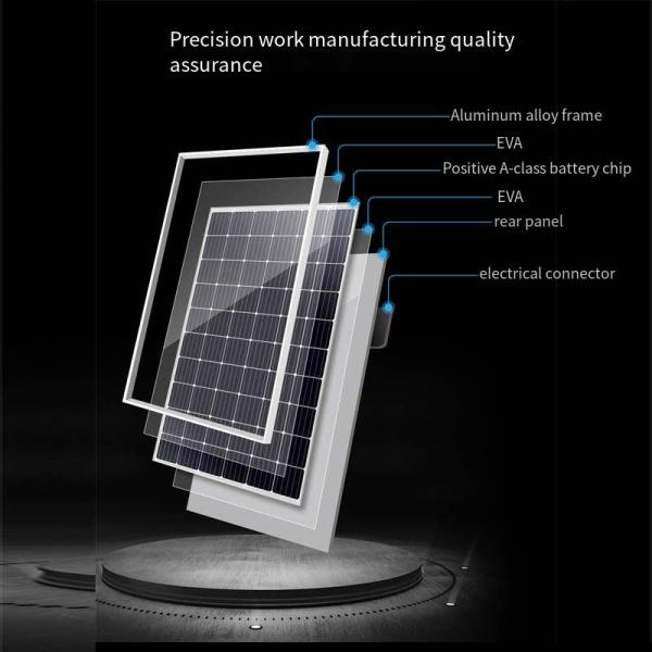 20W 18V Solar Panel , Laminated PET Polycrystalline Monocrystalline Solar Panels