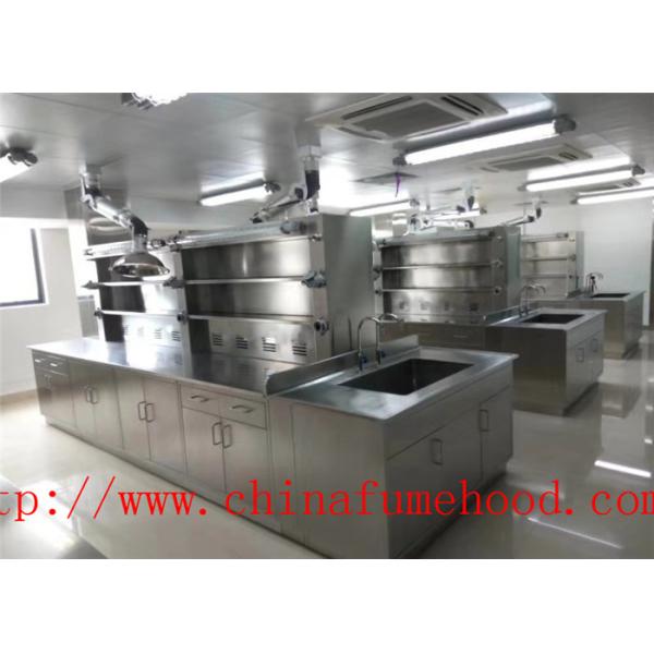 Waterproof Stainless Steel Lab Furniture / Biology Metal Lab Casework