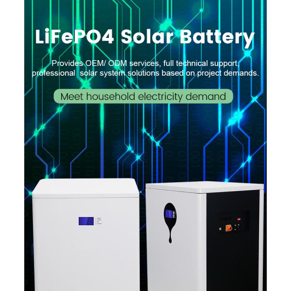 Vertical Home Energy Storage Battery 12.8kwh Lifepo4 Lithium Ion Battery 48 Volt 250ah