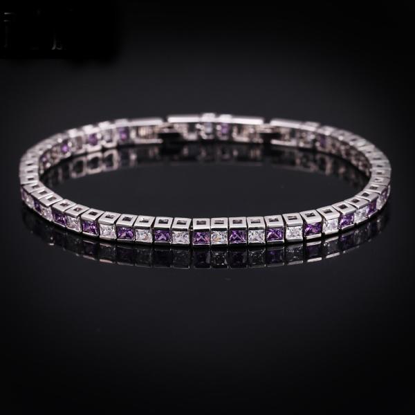 Fashion Bangle AAAA Cz Gold Silver color Wedding Bracelet bangle for women Fashion accessaries