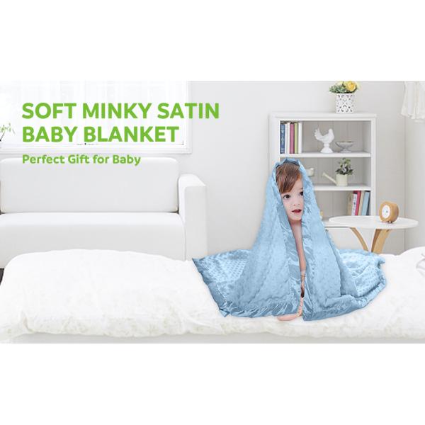 Multifunctional Minky Infant Blanket Soft Minky Blankets Skin Friendly
