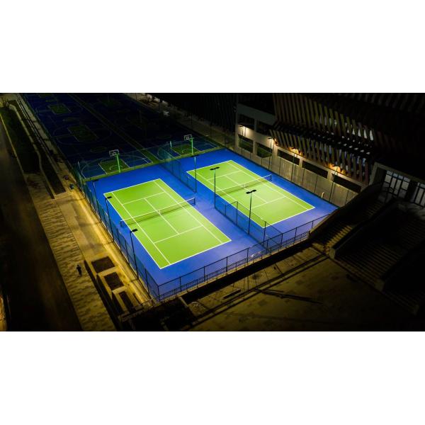 Indoor & Outdoor Eco-Friendly Semi-Prefabricated Elastic Sports Court Basketball Pickleball Tennis Futsal Court Flooring