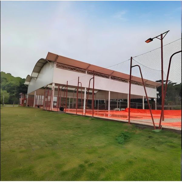 Professional Roofed Padel Court overview