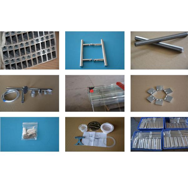 EN12150/CE/SGCC/Australian Certificate Fixed Radius Tempered Glass Shower Doors