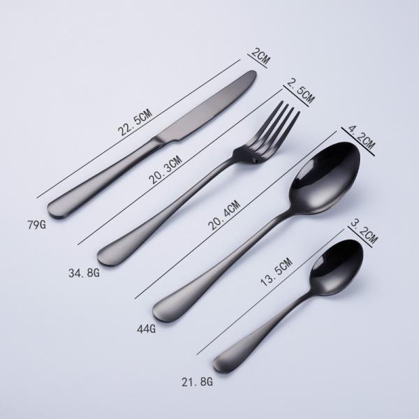 Nickel Free Family Gatherings Kitchen Flatware Sets 4Pcs Spoon Fork Knife Teaspoon