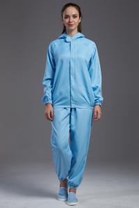 Cheap Blue Washable Clean Room Garments With Good Air Tightness High Performance wholesale