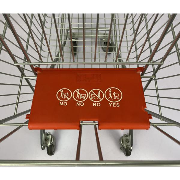 Russian Type Metal Shopping Trolley 125L Supermarket Grocery Trolly Cart