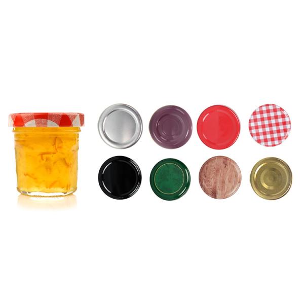 New Design 375 Ml 5020 Ml Sealable Glass Jar Jam Jars with Metal Lid