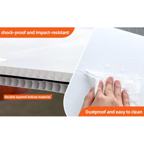 Plastic Storage Bins With Lids Containers Collapsible Moving Boxes With Handles Stackable Storage Bins,Double-Layer Hollow Shock-Absorbing Material