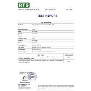 KC jewelry(HK) CO.,LTD Certifications