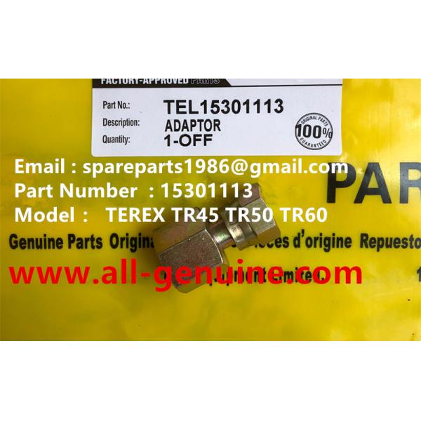 TEREX 15301113 ADAPTOR NHL DUMP TRUCK TR35 TR50 TR60 TR100 3305B 3305F 3303 3307 TR45 TR70 MT4400 CUMMINS ALLISON