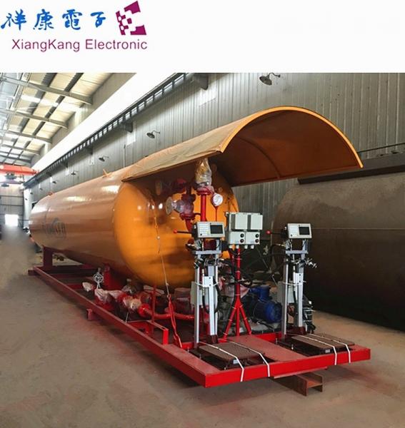 1.6Mpa 50t Iron Steel LPG Skid Plant With Gas Storage Tank