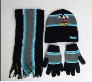 Cheap Fashion scarf, hat&amp;gloves set wholesale