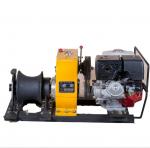 8 Ton cable winch / Gas Engine Powered Winch For electric power construction