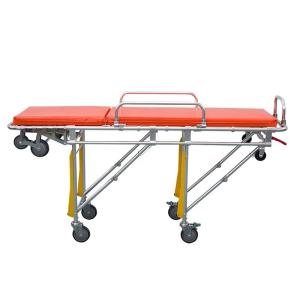 Cheap Aluminum Alloy Foldable Ambulance Stretcher Orange Surgical Stretcher wholesale