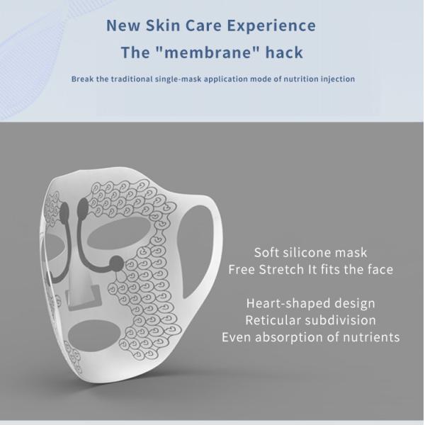 5 Pieces Reusable Silicone Facial Mask Cover Moisturizing Face Silicone Skin Mask