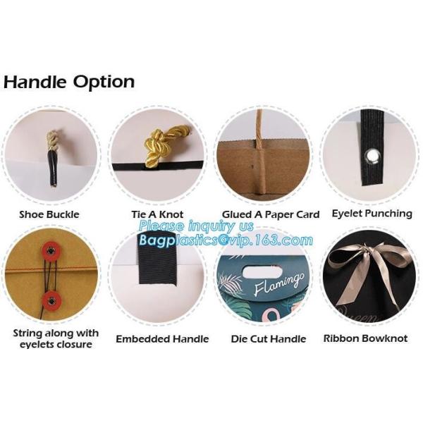 MULTIPURPOSE Holiday Gift Bags Shopping CMYK Eco Retail Packaging 100% Recyclable Kraft Paper Wedding Welcome Bags