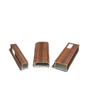 Wood Finish Kitchen Cabinet Aluminium Extrusion Anodising For Israel