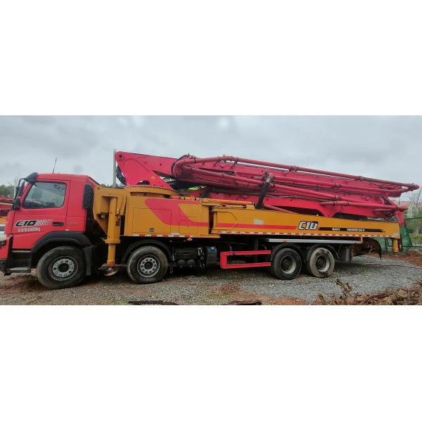 Sany Used Concrete Pump Truck 62m Truck Mounted Concrete Pump Second Hand