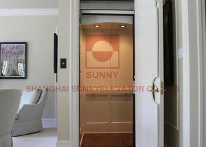 Cheap Double Door Apartment 0.3m/S Residential Home Elevators With Deceleration Device wholesale