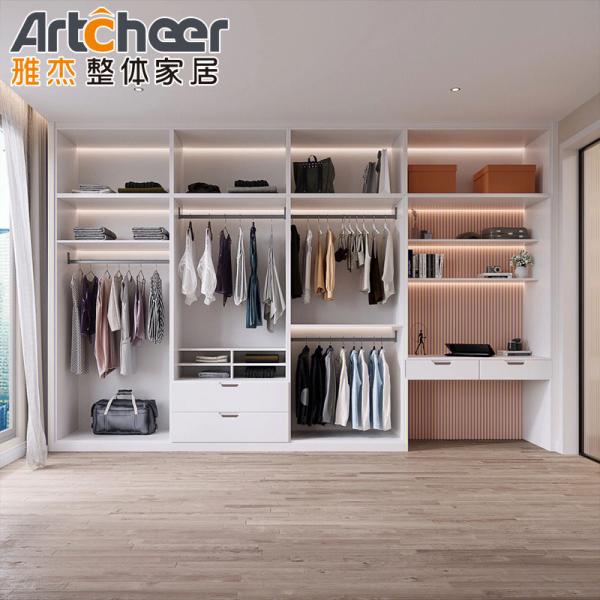Adjustable Bedroom Solid Wood Modern Armable Modular Wardrobe Closet Custom Walk in Wardrobe Cabinet