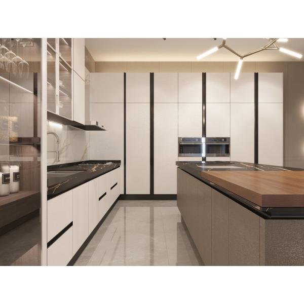 Sleek , Durable , And Customizable Stainless Steel Kitchen Masterpiece