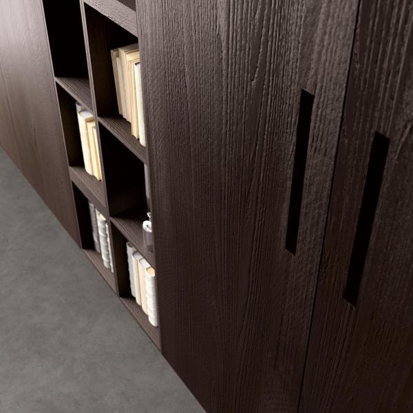 Custom Aluminum Simple Wood Veneer Wall Cabinet Kitchen Modern 304 Stainless Steel Kitchen Cabinet With Island