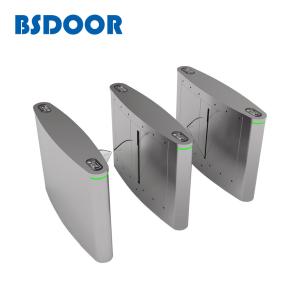 China Electrical Pedestrian Flap Gate Barrier Walkways Retractable Turnstile Access on sale