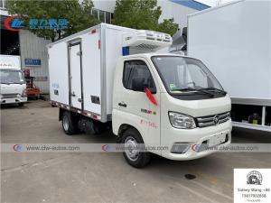 China Foton Xiangling M1 LHD Gasoline Refrigerated Van Truck on sale