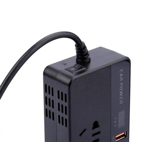 Car Phone Holder Charger Wireless Car Charger Mount For Mobile Phone Car Power Inverter 150W Dc 12V/24V To Ac 220V Power