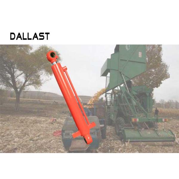 Painted Chrome Double Acting Hydraulic Ram For Agricultural Harvester
