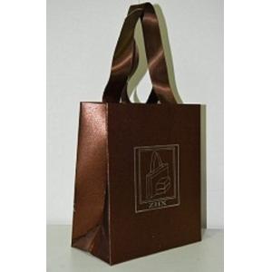 Buy cheap Customized Handmade Silk Screen Printing Over Satin Laminated Paperbag from wholesalers