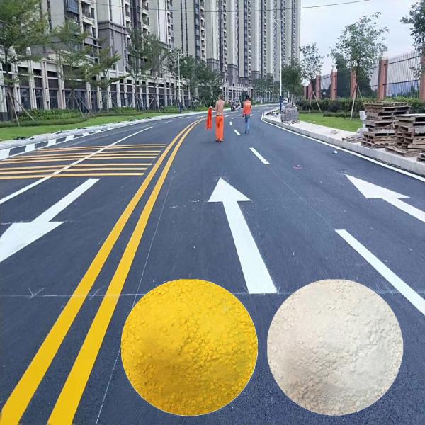 High Reflective Thermoplastic Paint , Hot Melt Marking Paint With Glass Beads OEM