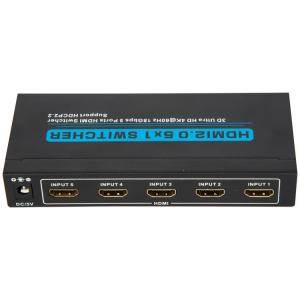Cheap 48 Bit 3840x2160 60Hz 5x1 HDMI 4K Switcher wholesale