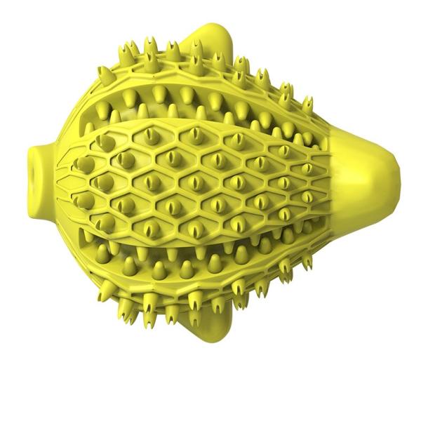 Hot Sale Tough Rubber Dog Teeth Cleaning Sturdy Durable Chew Toys For Pitbulls Puppy