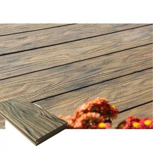 China UV Resistant Grey Solid Composite Decking Trim Boards Eco Wood Lumber on sale