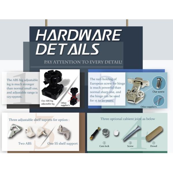 White Solid Wood Bathroom Vanity Cabinets / sink basin cabinet