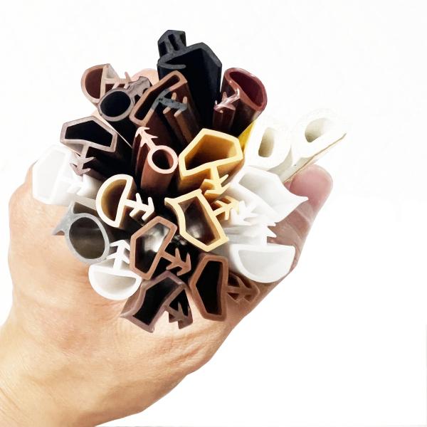Door Sealing Silicone TPE PVC Wooden Door Slot Type Sealing Strip for Doors