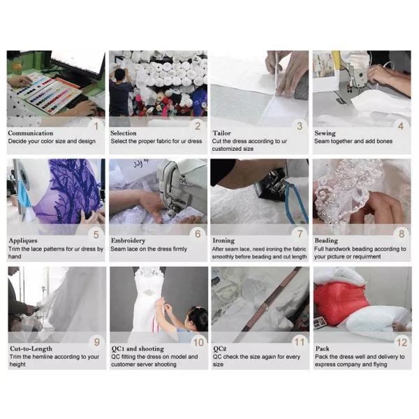 Backless Sexy Tulle Long Sleeve Evening Gowns Built - In Bra Light Blue