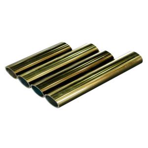 Cheap Polishing Gold and Champagne Aluminium Profile , 6063-T6 Aluminum Tube wholesale