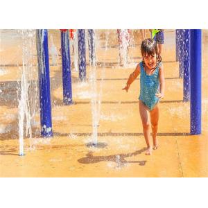 Cheap Galvanized Pipe Kids Water Playground Interactive Children'S Splash Park wholesale