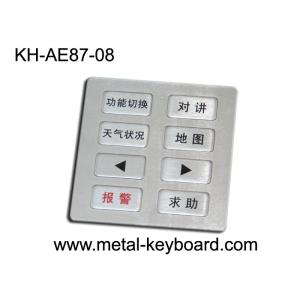 Cheap USB connection 8 Buttons keypad numeric customization layout vandal resistant wholesale