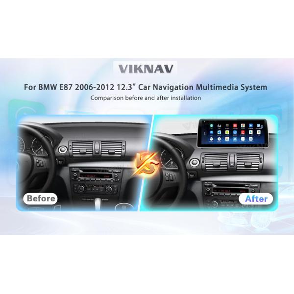 12.3 Inch BMW 1 Series E87 Bluetooth Radio 2006-2012 GPS Navigation OEM